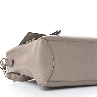 Chloe Calfskin Small Faye Day Shoulder Bag Motty Grey 9 of 10