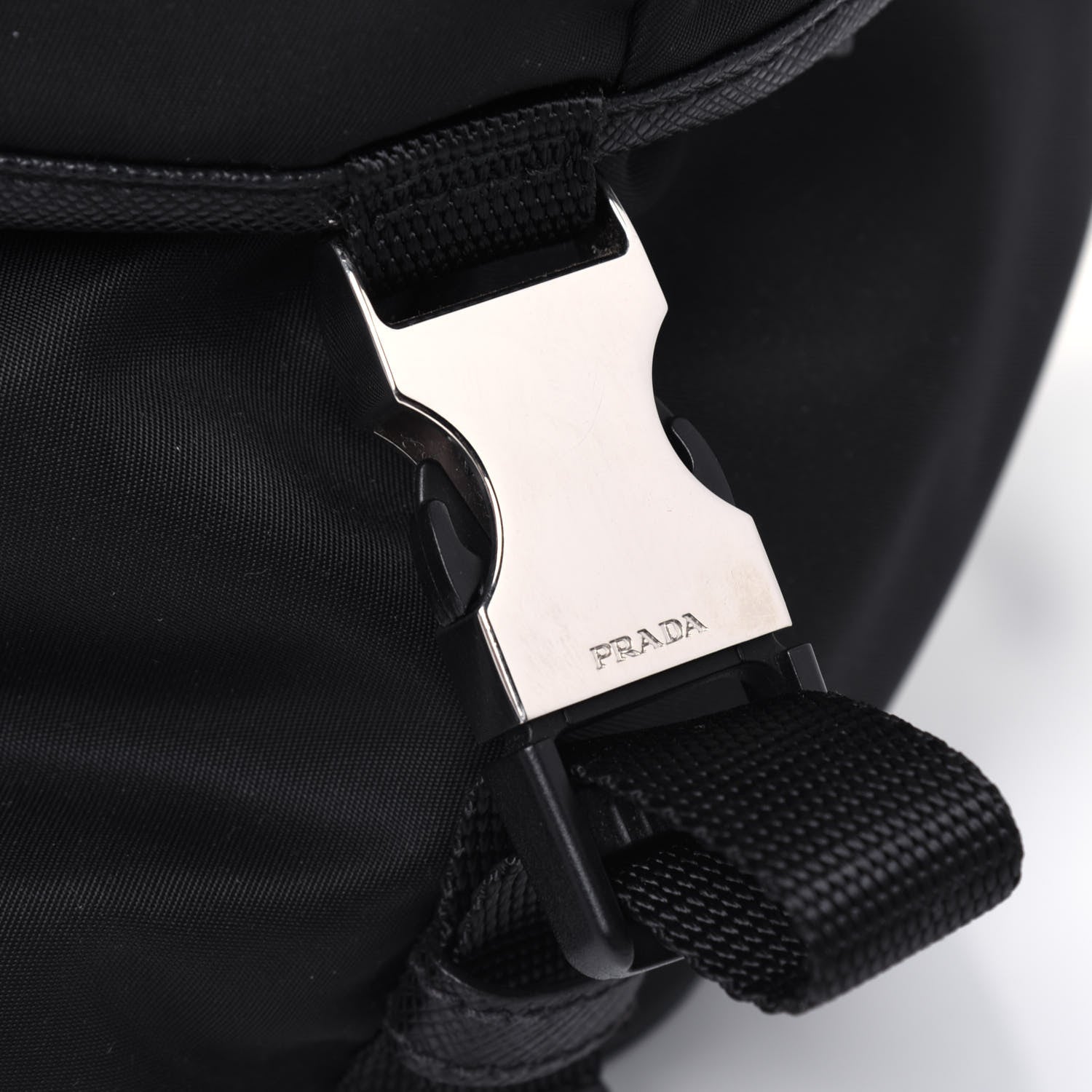 Prada Tessuto Nylon Belt Bag Black 11 of 12