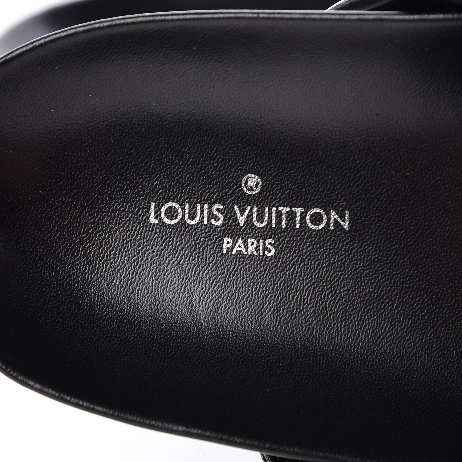 Louis Vuitton Calfskin New Wave Bom Dia Mule Sandals 39 Black 6 of 11