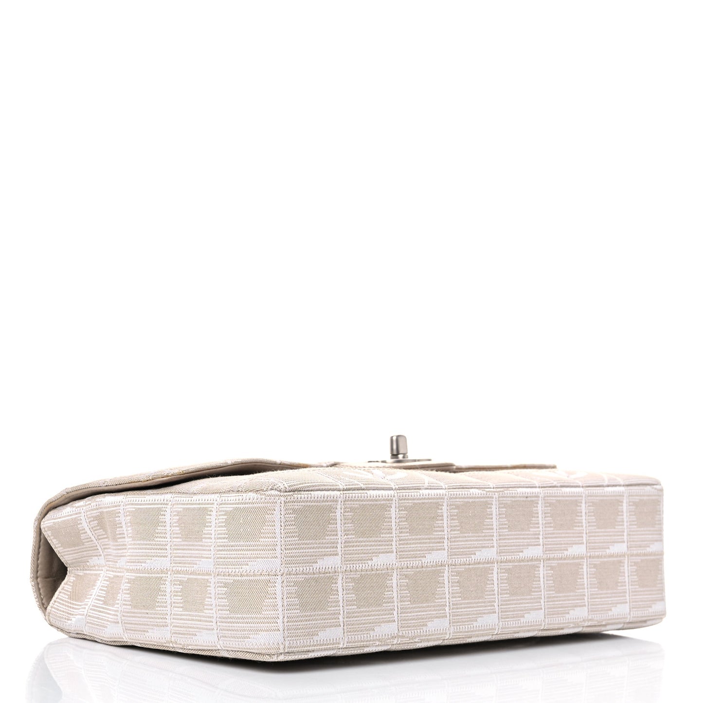 Nylon Medium Travel Flap Light Beige