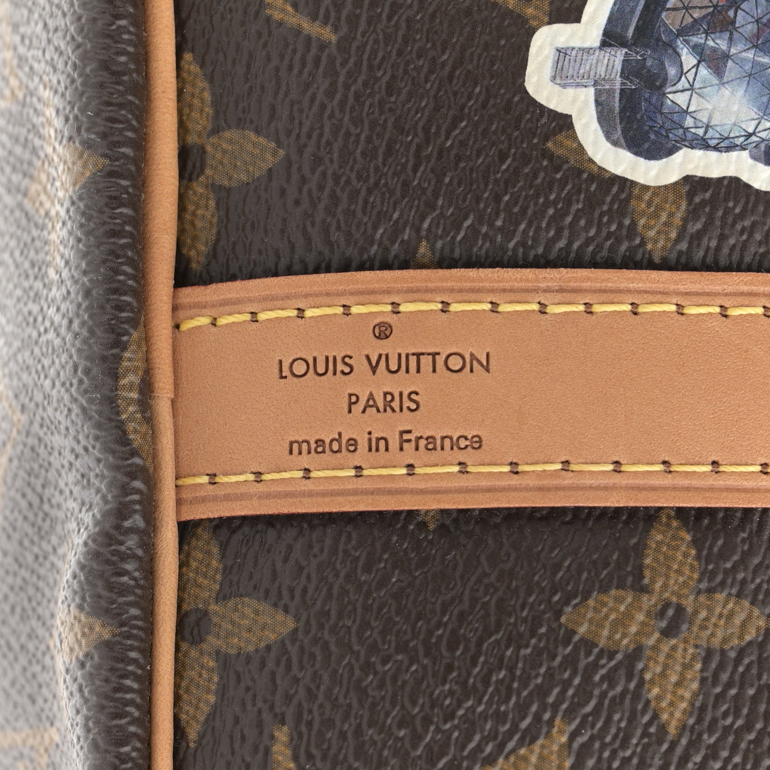 Louis Vuitton Monogram World Tour Speedy Bandouliere 30 6 of 11