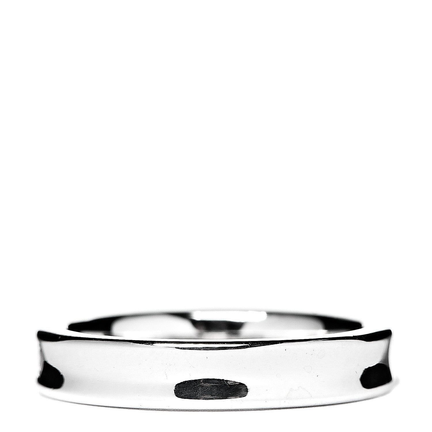 Tiffany Sterling Silver Narrow 1837 Band Ring 52 6 2 of 3