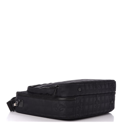 Chanel Nylon Travel Laptop Briefcase Black 4 of 13