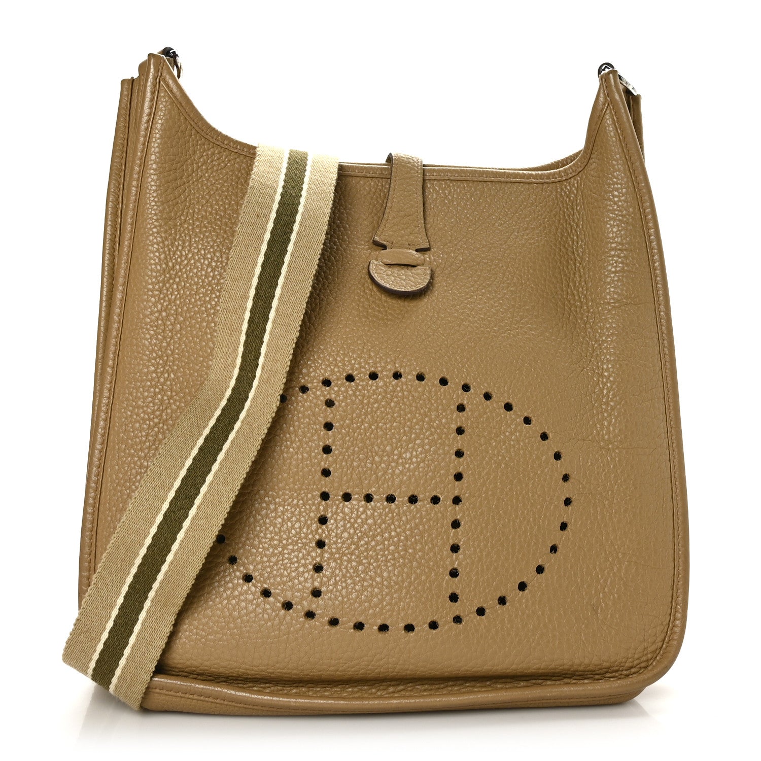 Hermes Taurillon Clemence Amazone Evelyne PM Camel 1 of 10