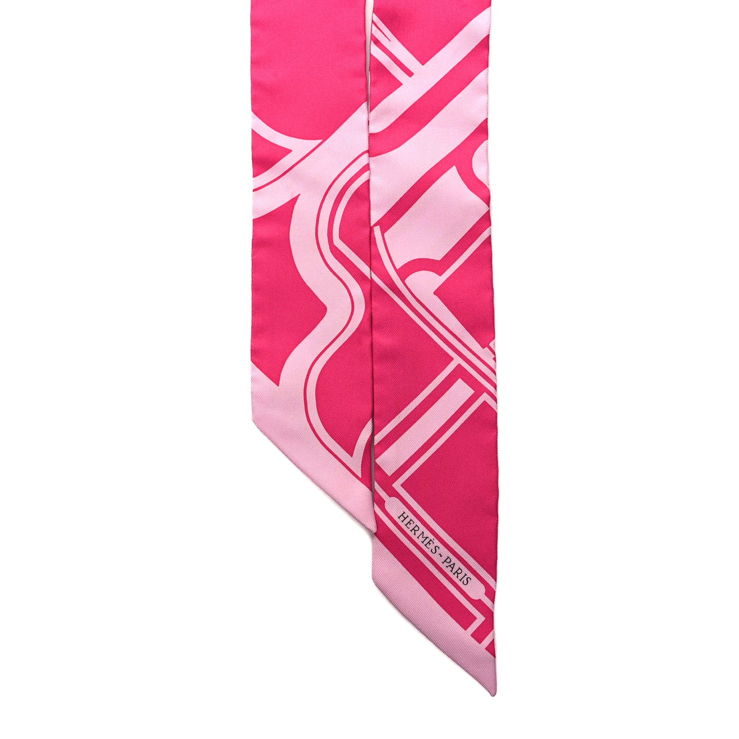 Silk Les Coupes Tattoo Twilly Rose Vif Rose Pale