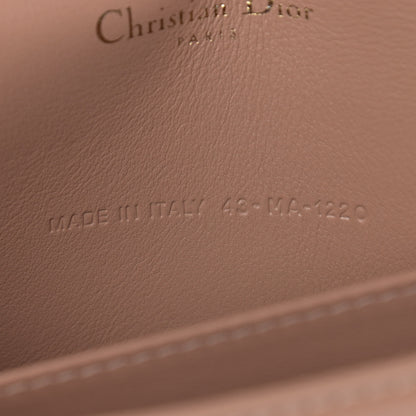 Christian Dior Patent Cannage Lady Dior Convertible Clutch Rose Des Vents 8 of 10