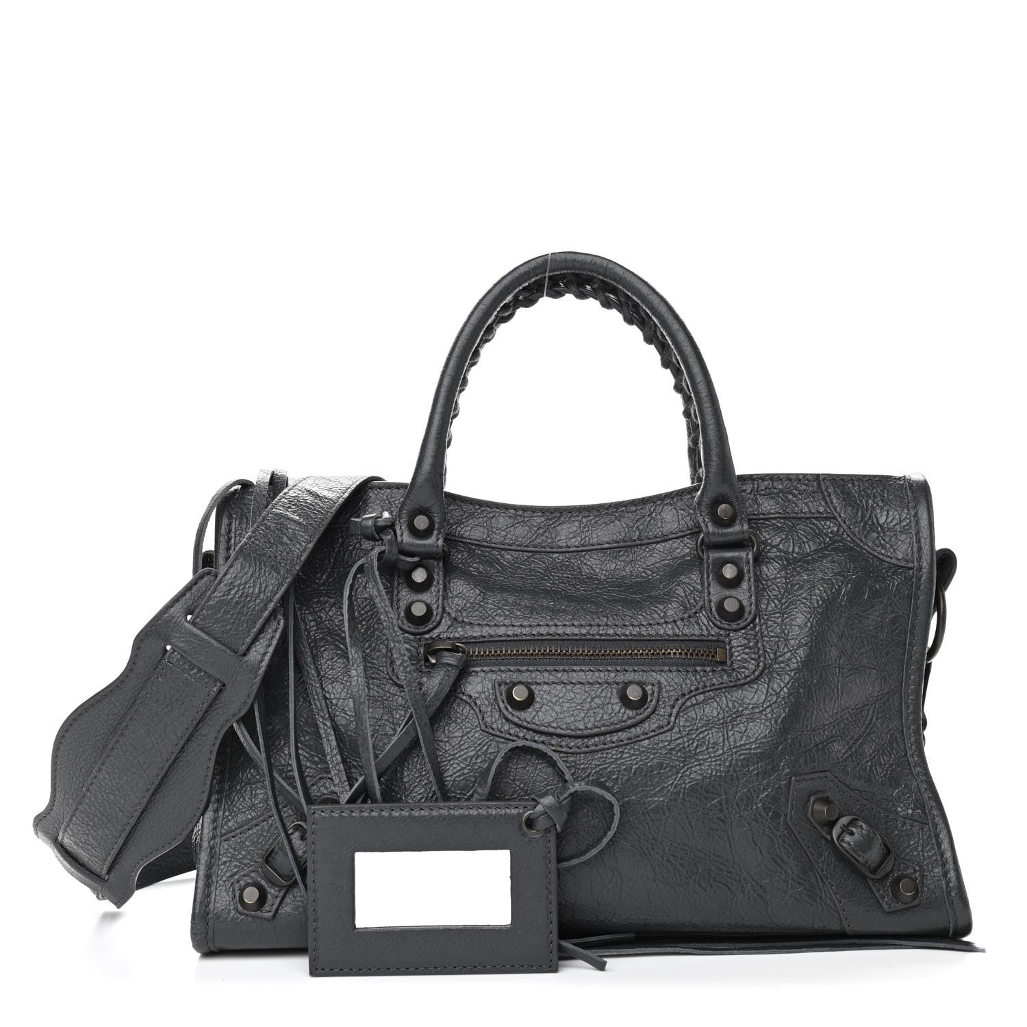 Balenciaga Agneau Classic Silver Hardware S City Gris Fossile 1 of 11