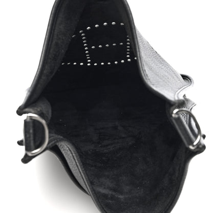 Hermes Taurillon Clemence EVELYNE III PM Black 5 of 10