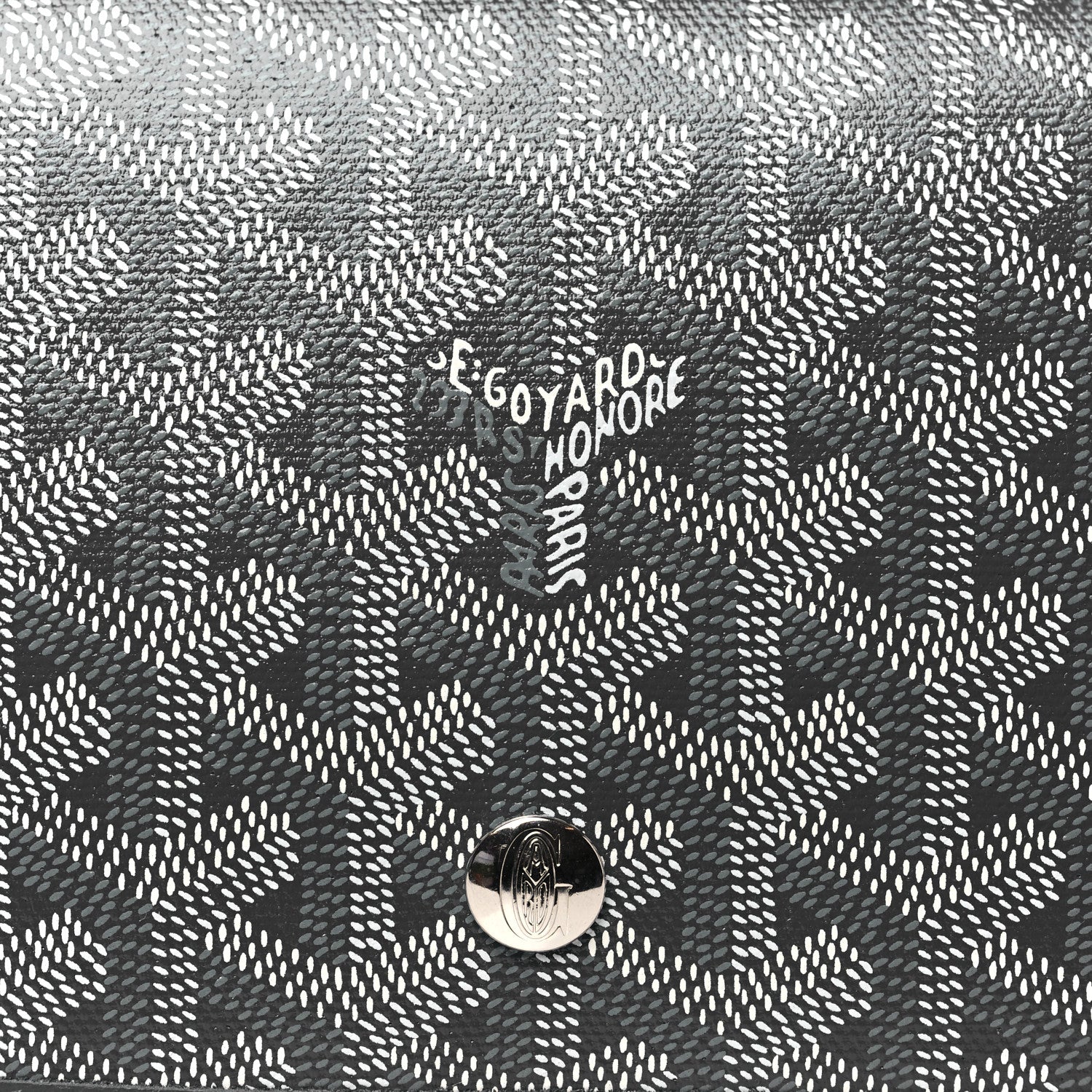 Goyard Goyardine Plumet Wallet Clutch Grey 7 of 9