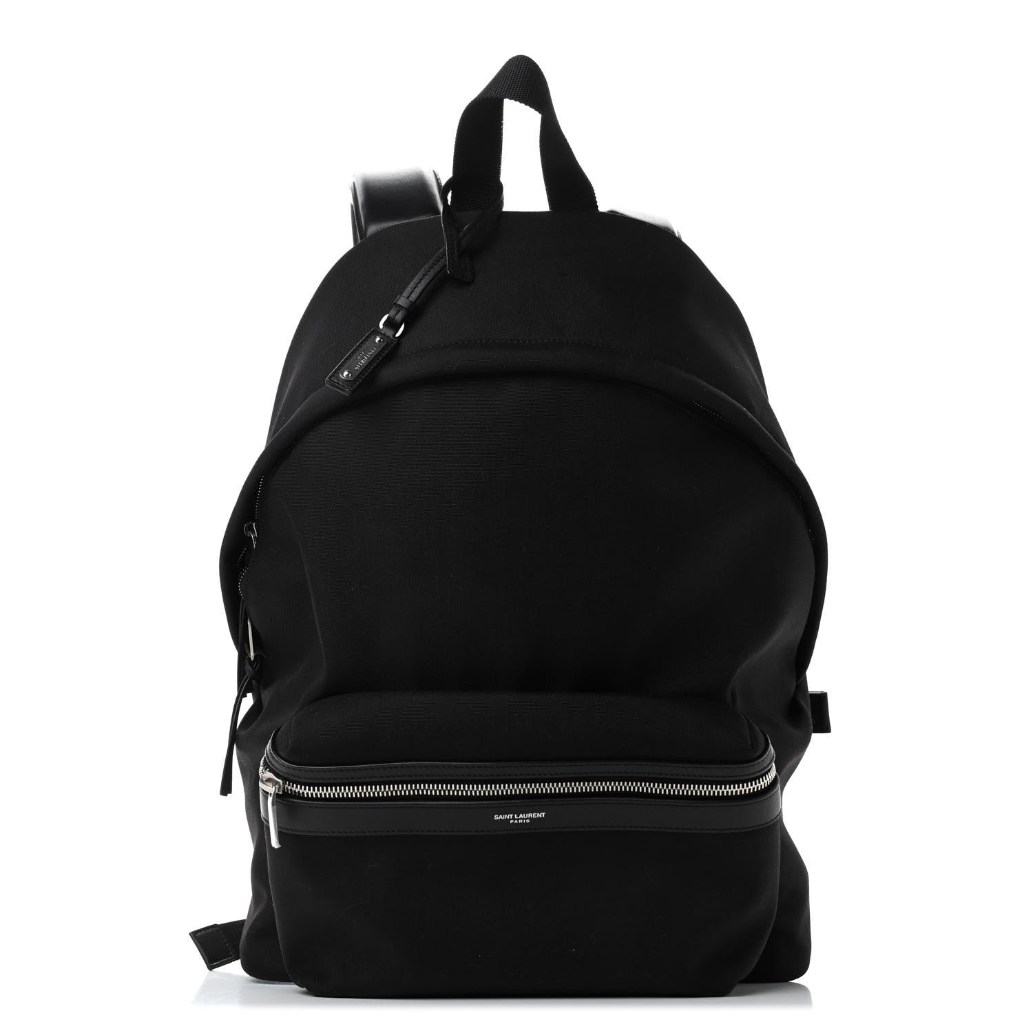 Saint Laurent Canvas Cit-E Backpack Black 1 of 4