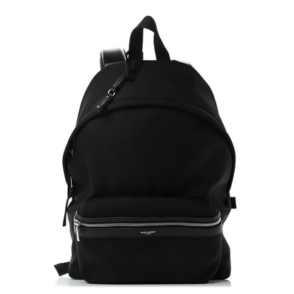 Saint Laurent Canvas Cit-E Backpack Black 1 of 4