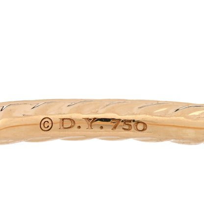 David Yurman 18K Yellow Gold Tsavorite 1.85mm Eden Eternity Band Ring 67 11.75 4 of 4