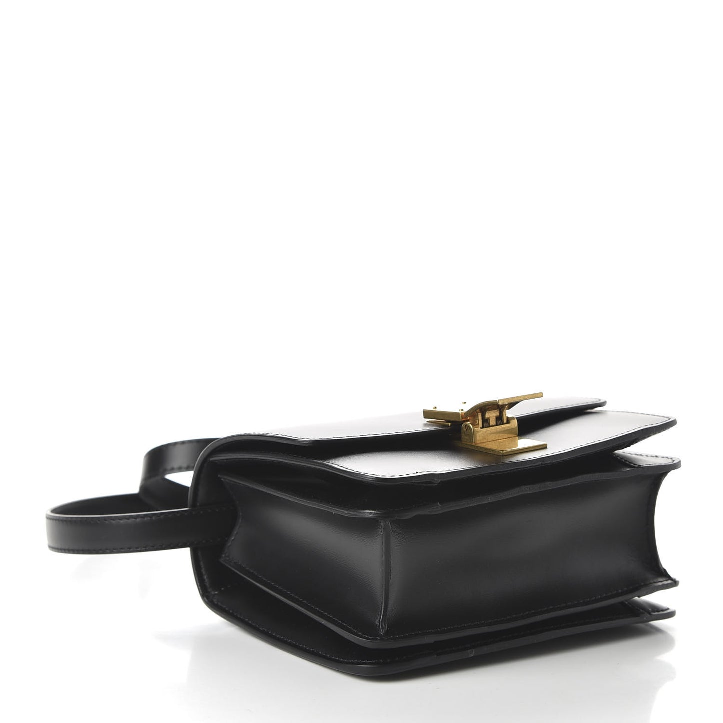 Box Calfskin Small Classic Box Flap Bag Black