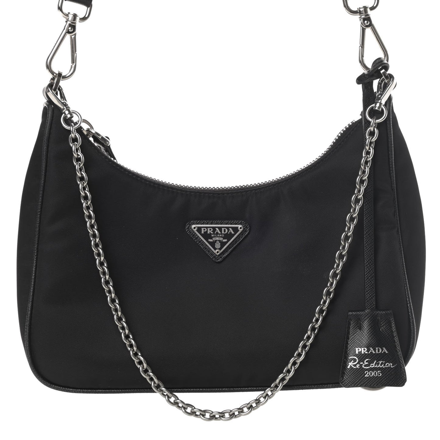 Nylon Re-Edition 2005 Shoulder Bag Black
