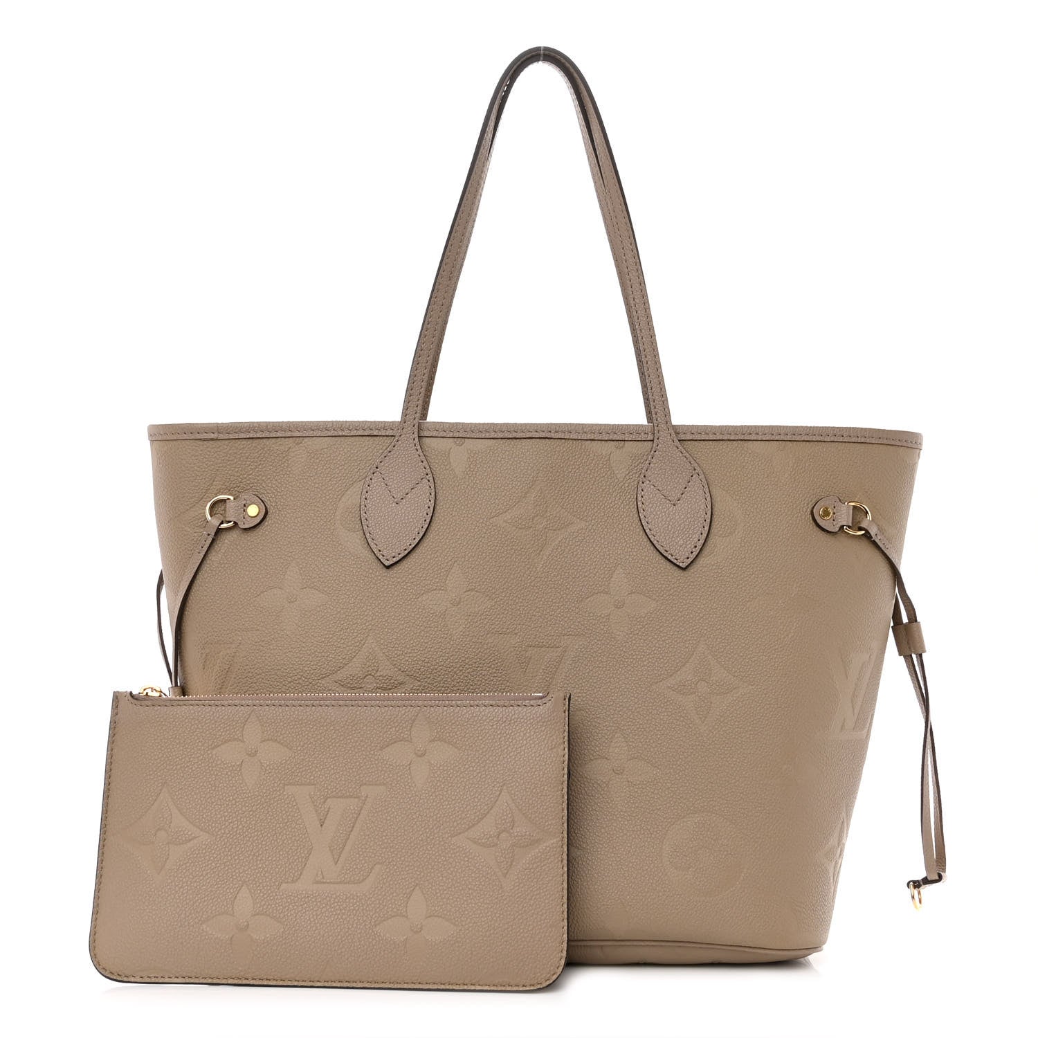 Louis Vuitton Empreinte Monogram Giant Neverfull MM Tourterelle 1 of 12