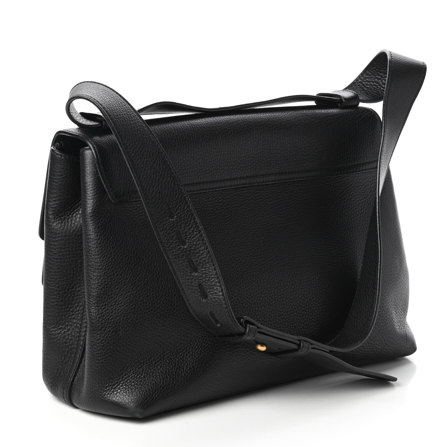 Gucci Calfskin Large GG Marmont Shoulder Bag Black 3 of 10