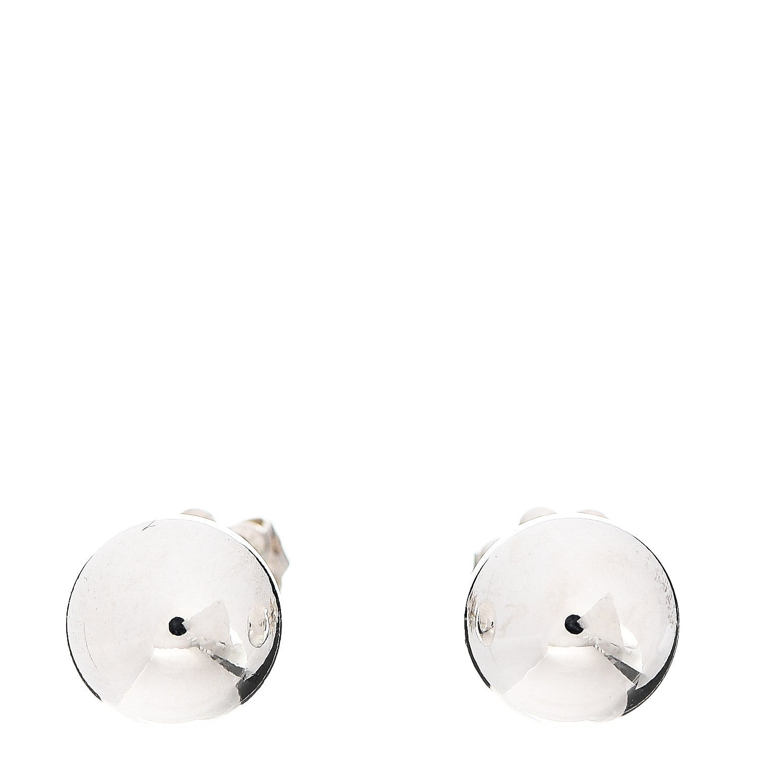 Tiffany Sterling Silver 8mm HardWear Ball Earrings 1 of 5