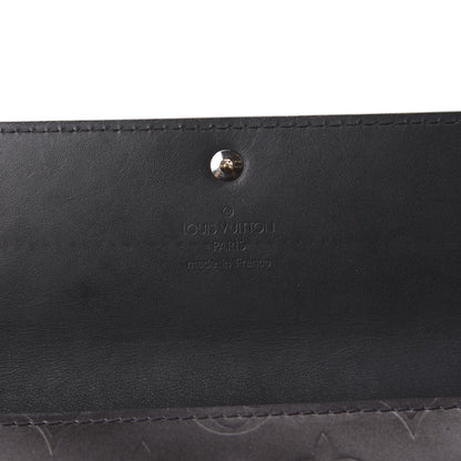 Louis Vuitton Mat Monogram Sarah Wallet Gris 7 of 10