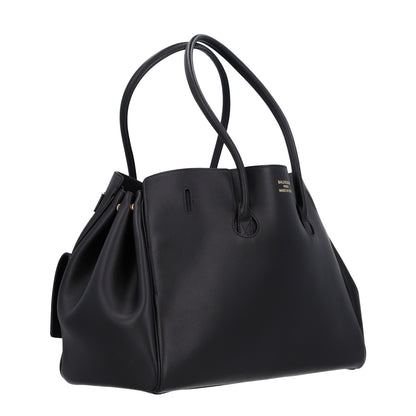 Balenciaga Smooth Calfskin Medium Bel Air Carry All Bag Black 3 of 10