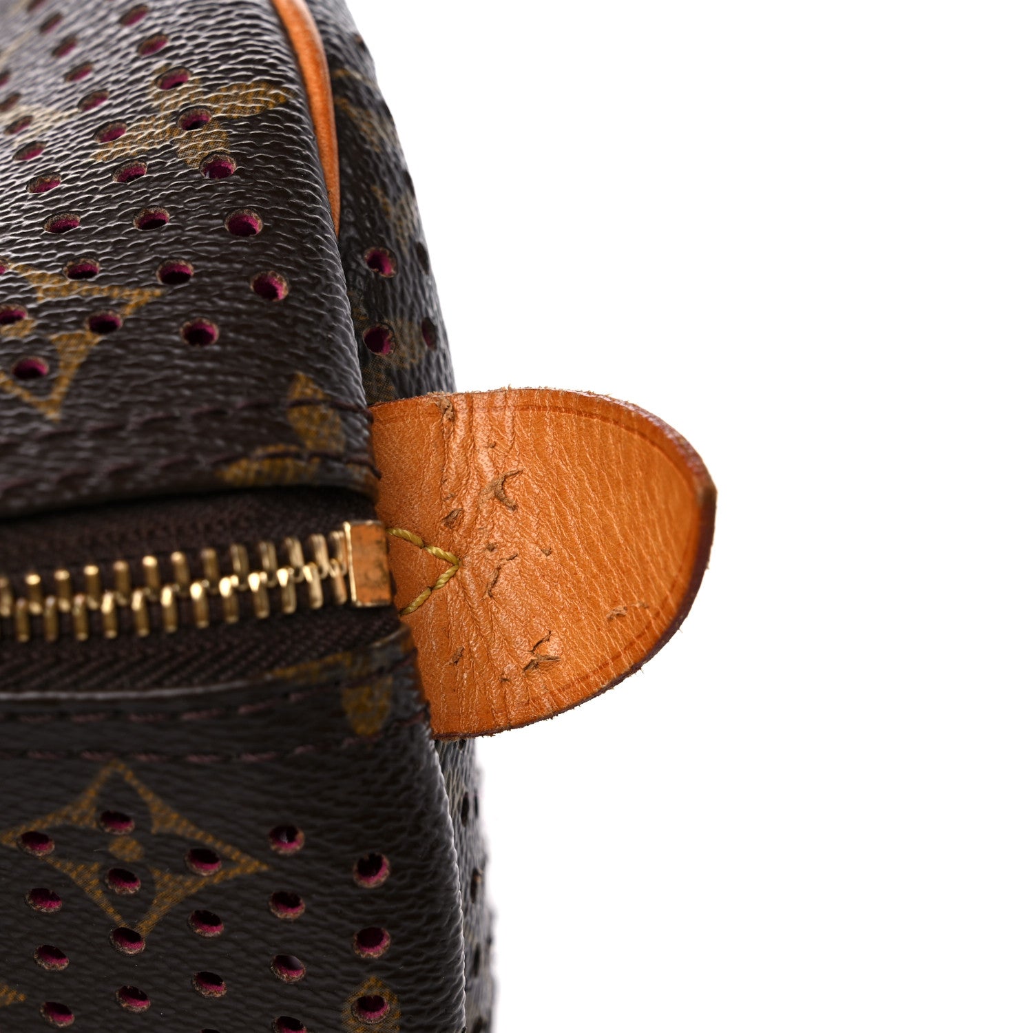 Louis Vuitton Monogram Perforated Speedy 30 Fuchsia 9 of 14
