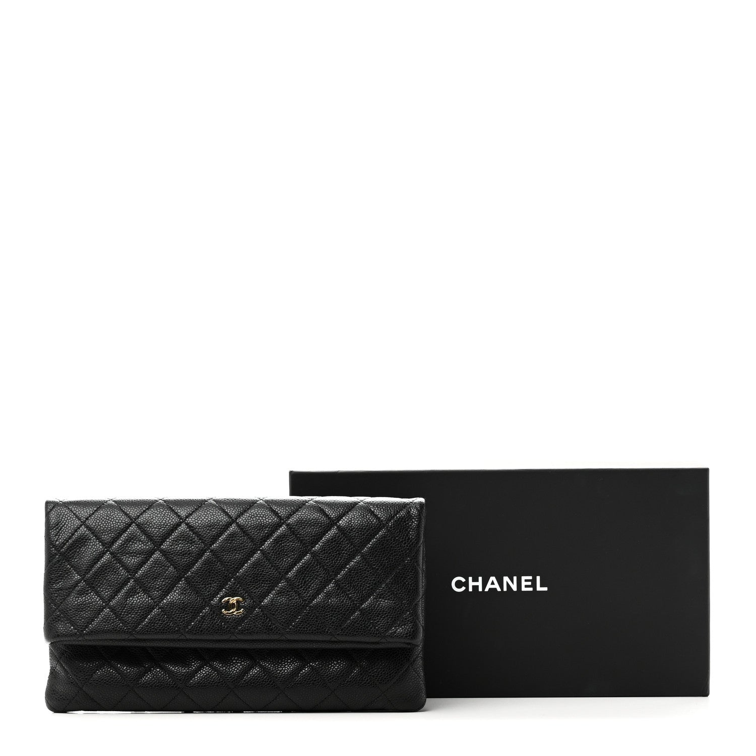 Chanel Caviar Quilted CC Beauty Clutch Black 11 of 11