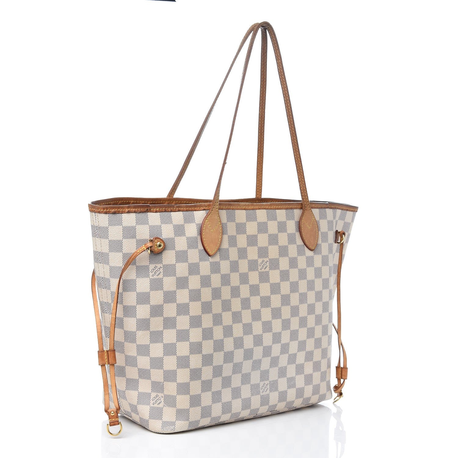 Louis Vuitton Damier Azur Neverfull MM 4 of 15