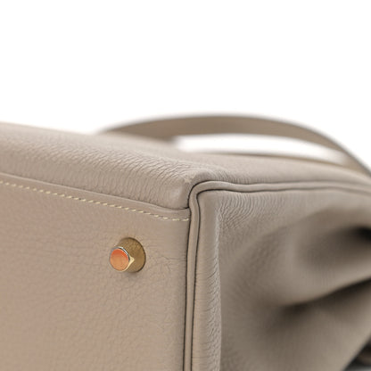 Hermes Togo Kelly Retourne 28 Gris Tourterelle 11 of 18