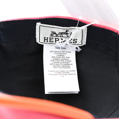 Hermes Cotton Tess Pop Cap 38 Rose 8 of 8