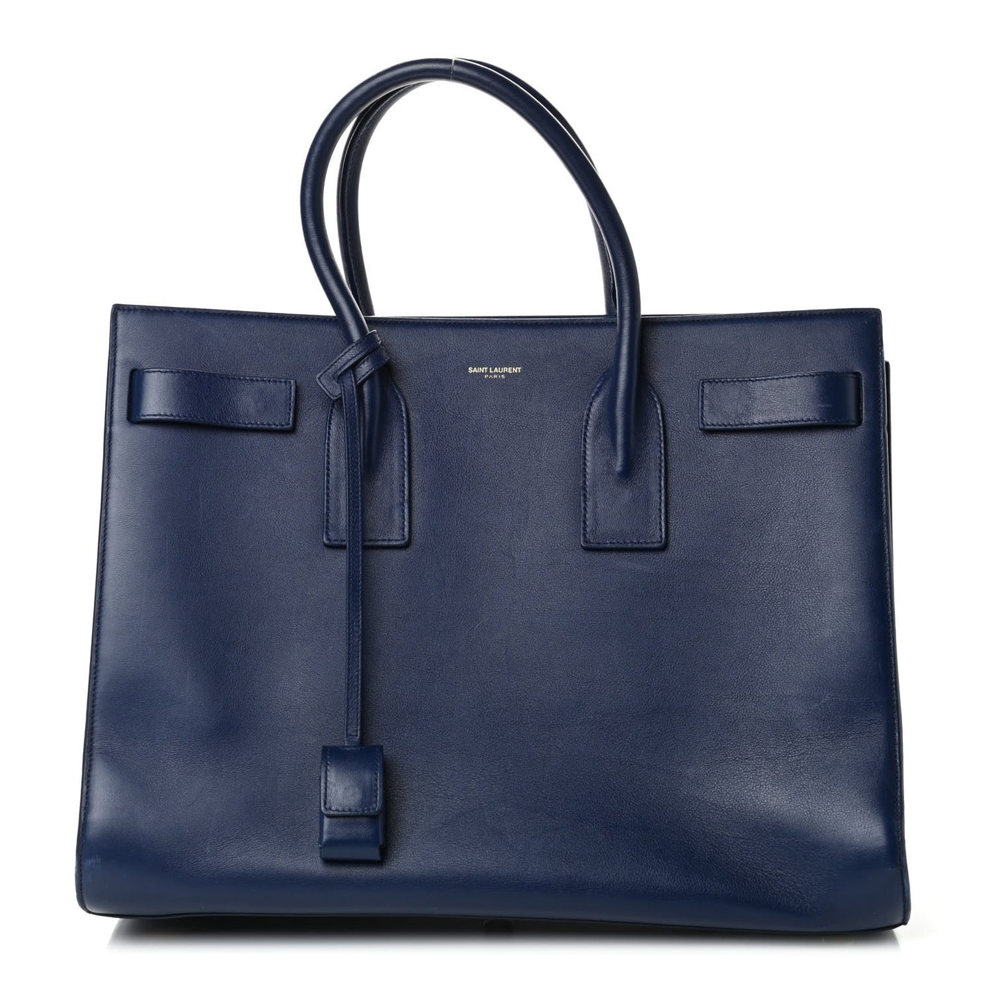 Calfskin Large Sac De Jour Carryall Navy