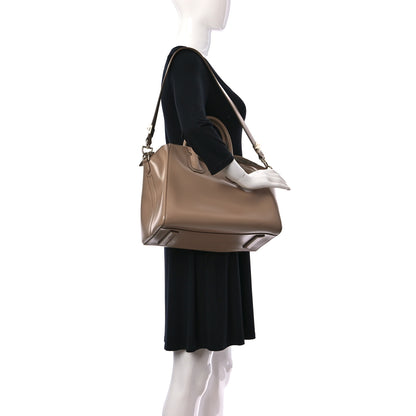 Givenchy Shiny Lord Calfskin Medium Antigona Dark Beige 2 of 17