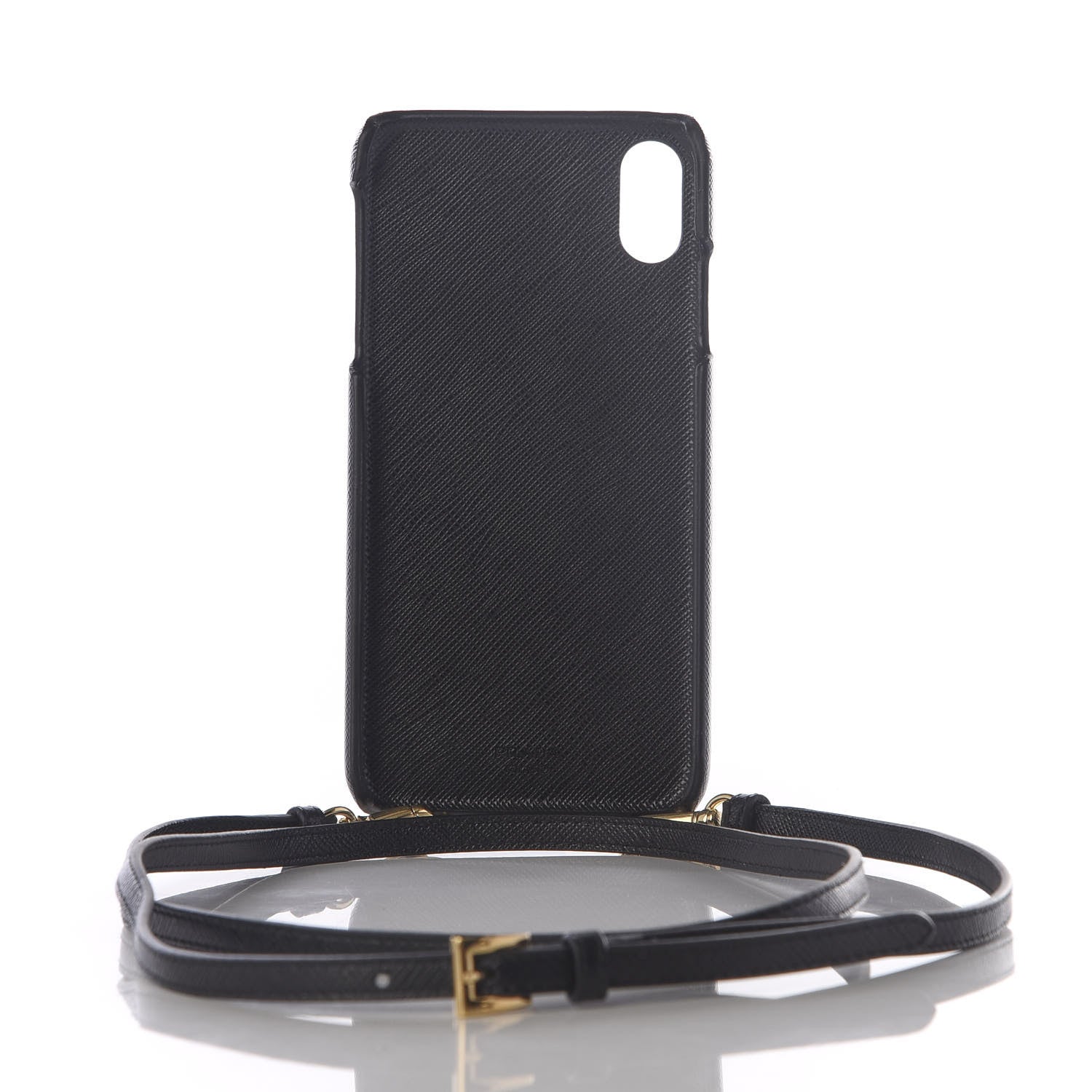 Prada Saffiano Metal iPhone XS Max Case Black 2 of 4