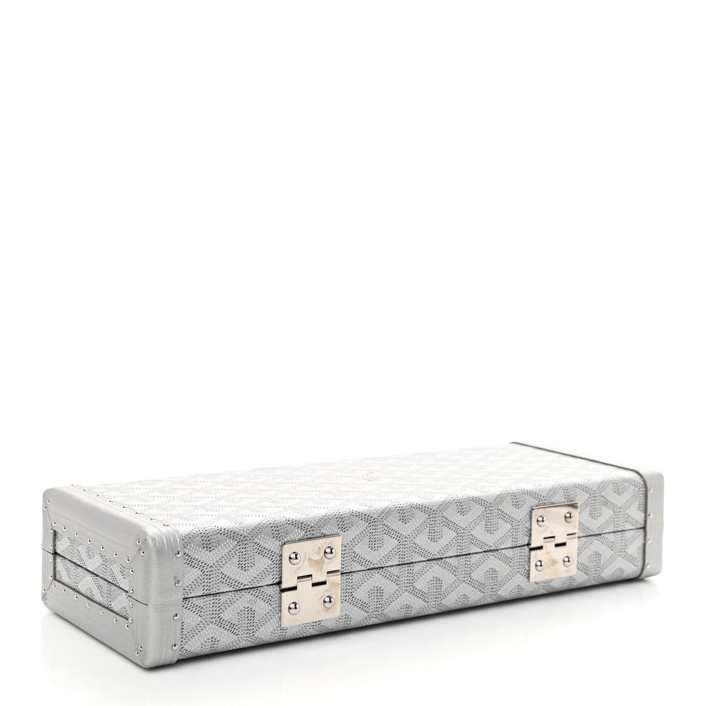 Goyardine Saint Honore Clutch Silver
