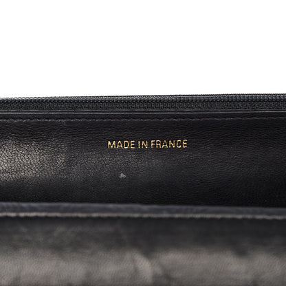Chanel Caviar Timeless CC Wallet On Chain WOC Black 6 of 17