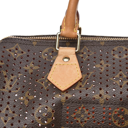Louis Vuitton Monogram Perforated Speedy 30 Orange 10 of 13
