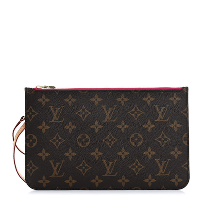 Louis Vuitton Monogram Neverfull MM GM Pochette Pivoine 1 of 8