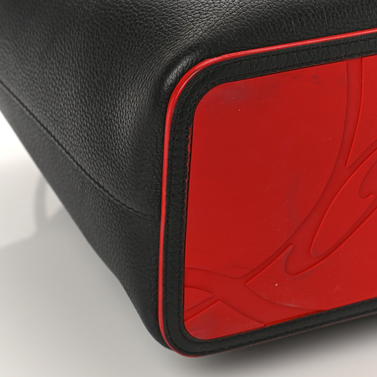 Calfskin Spiked Large Cabarock Shopper Tote Black