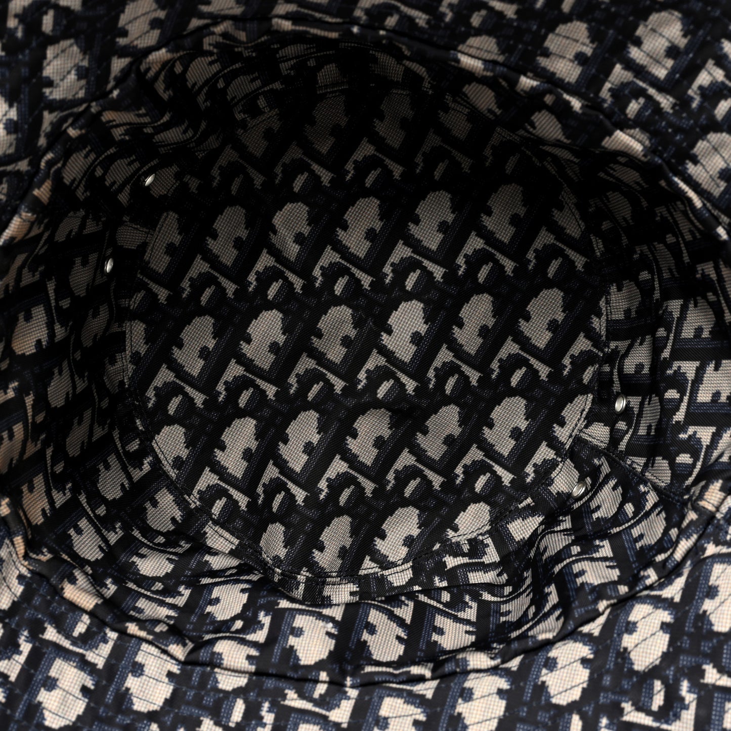 Oblique Reversible Teddy-D Brim Bucket Hat Blue