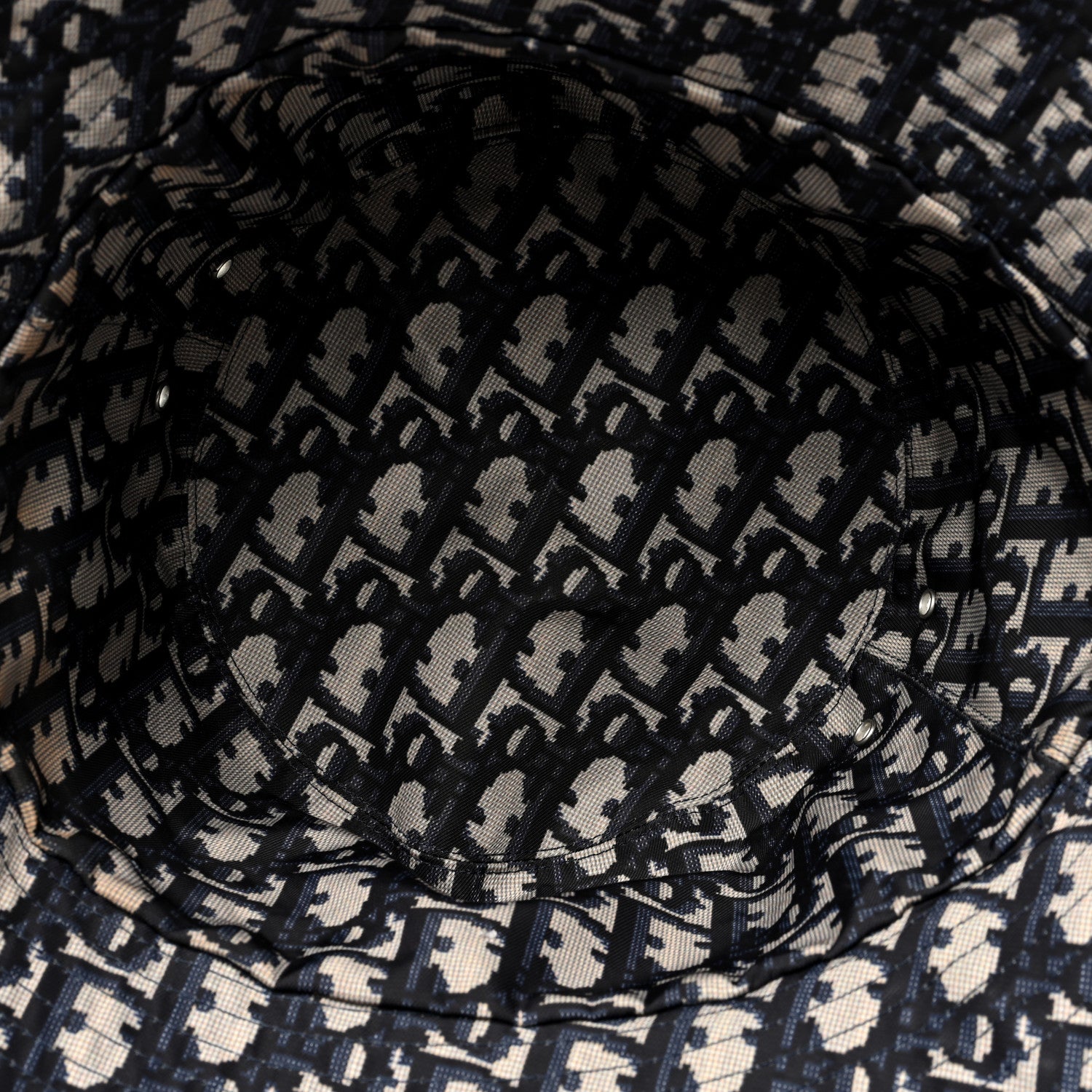 Christian Dior Oblique Reversible Teddy-D Brim Bucket Hat Blue 13 of 13