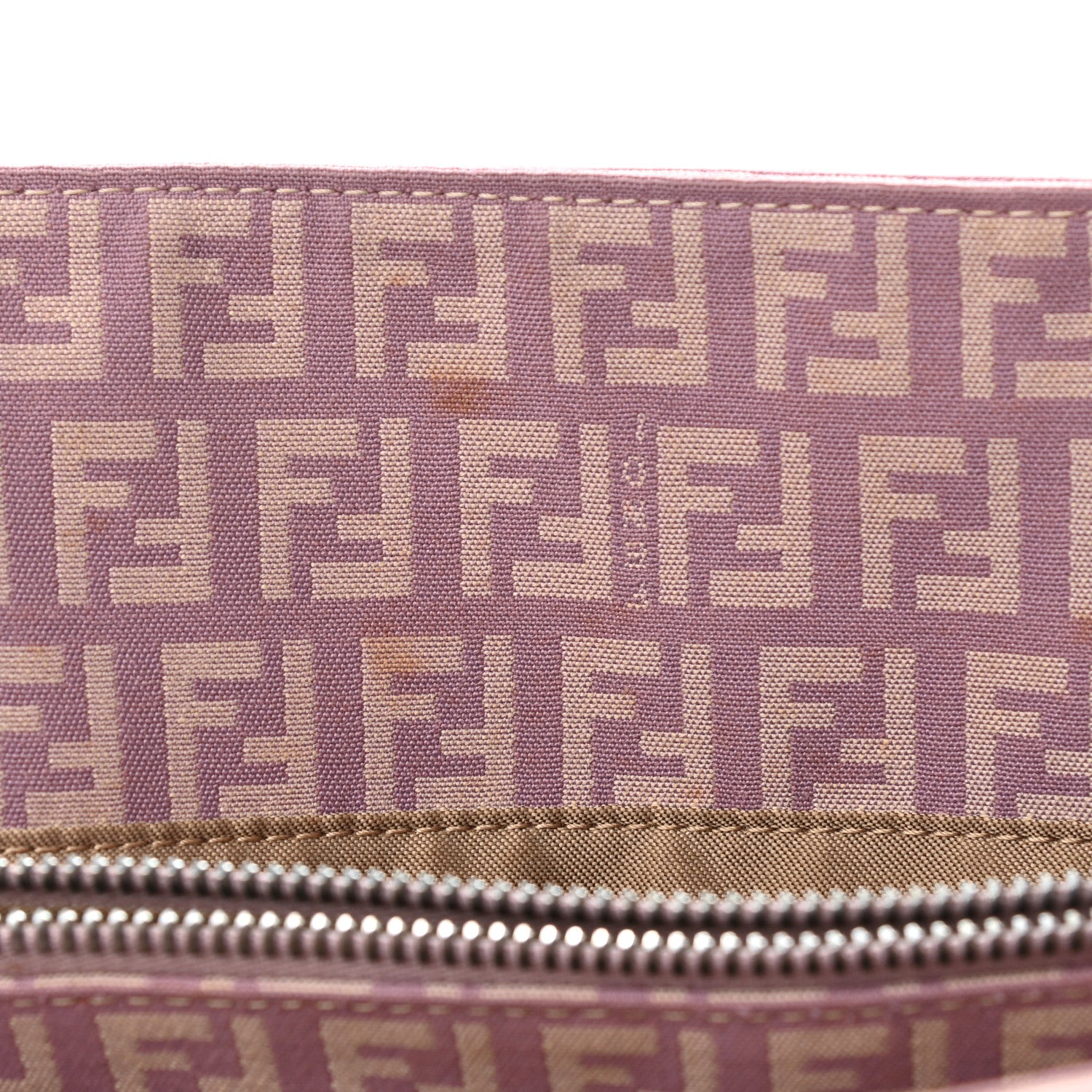 Fendi Zucchino Cuoio Shopping Tote Lilla 13 of 15