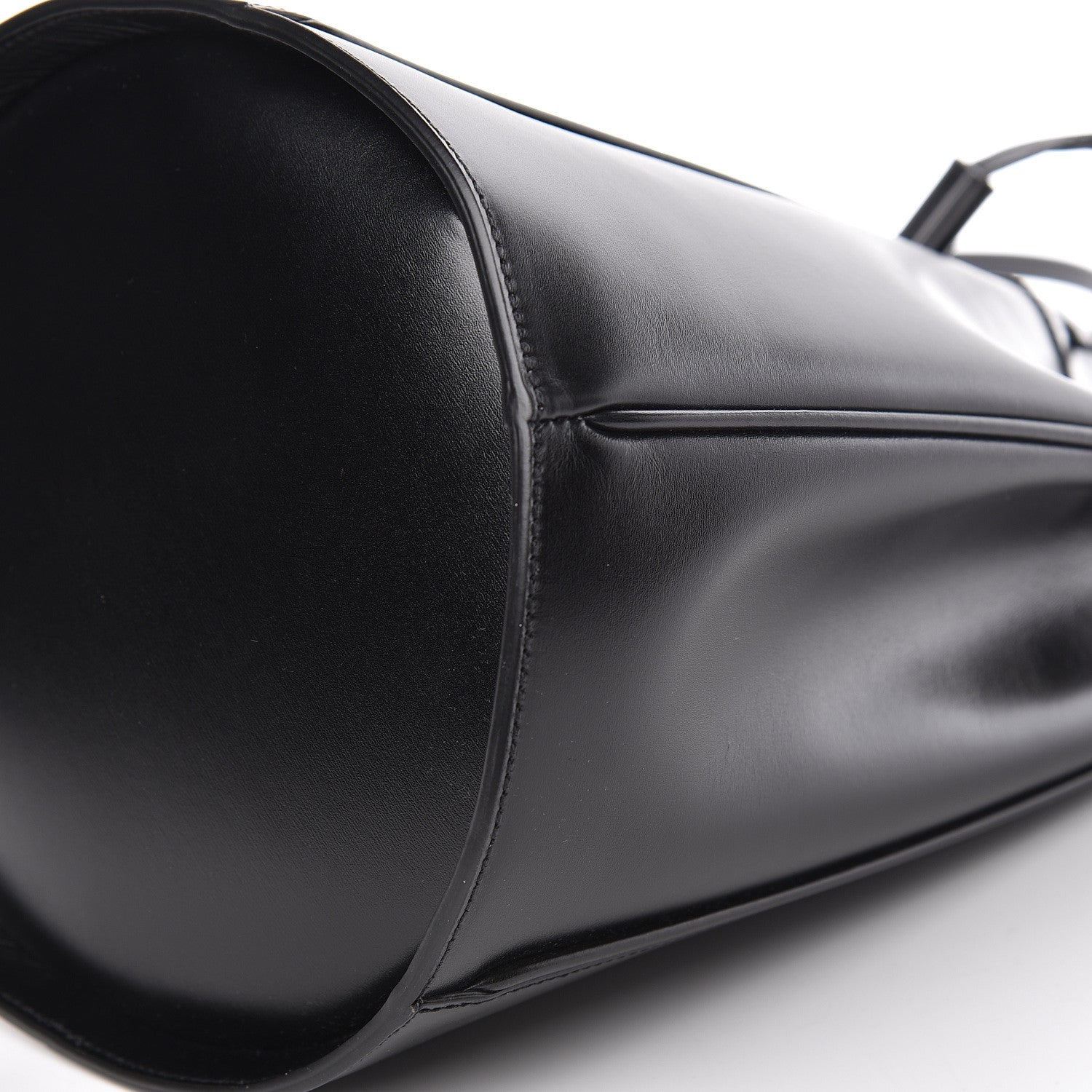 Saint Laurent Smooth Calfskin Medium Talitha Bucket Bag Black 9 of 9
