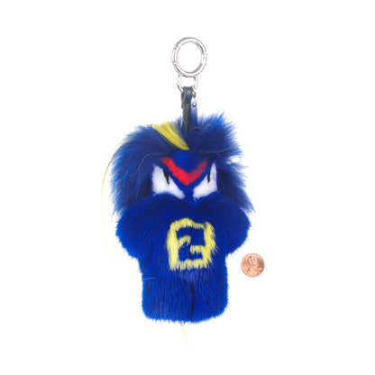 Fendi Mink Fur Fendirumi Bug-Kun Monster Bag Bug Charm Pacific Fluo Yellow 2 of 4