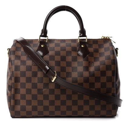 Louis Vuitton Damier Ebene Speedy Bandouliere 30 1 of 11