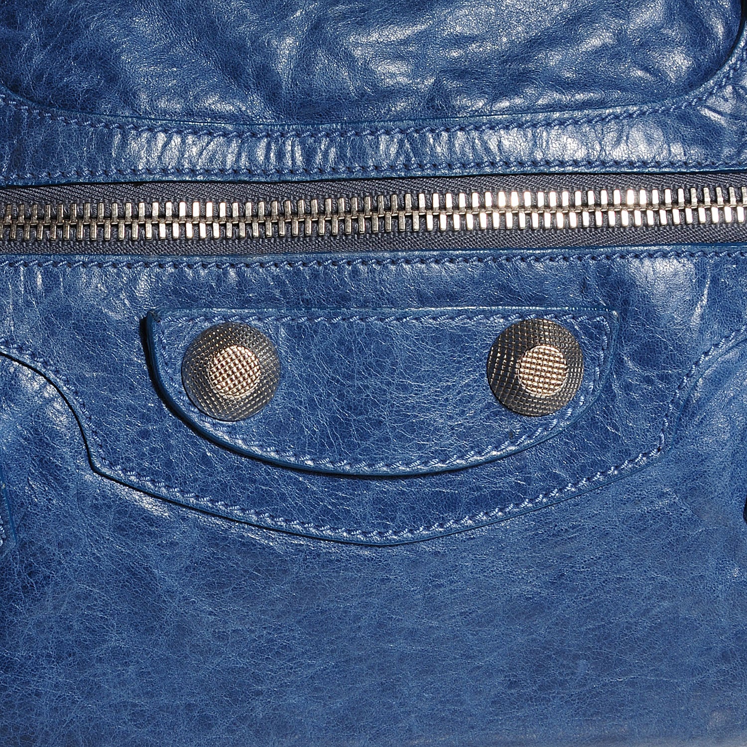 Balenciaga Chevre Giant 21 Silver Hardware City Ocean 8 of 15