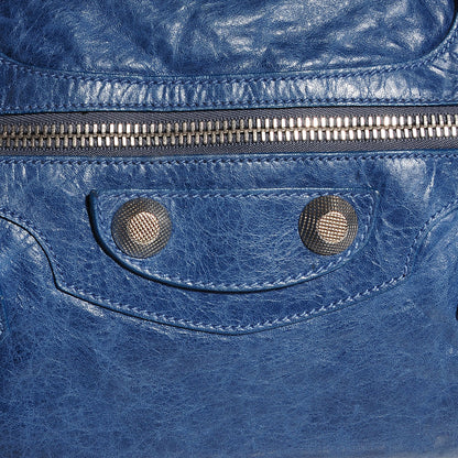 Balenciaga Chevre Giant 21 Silver Hardware City Ocean 8 of 15