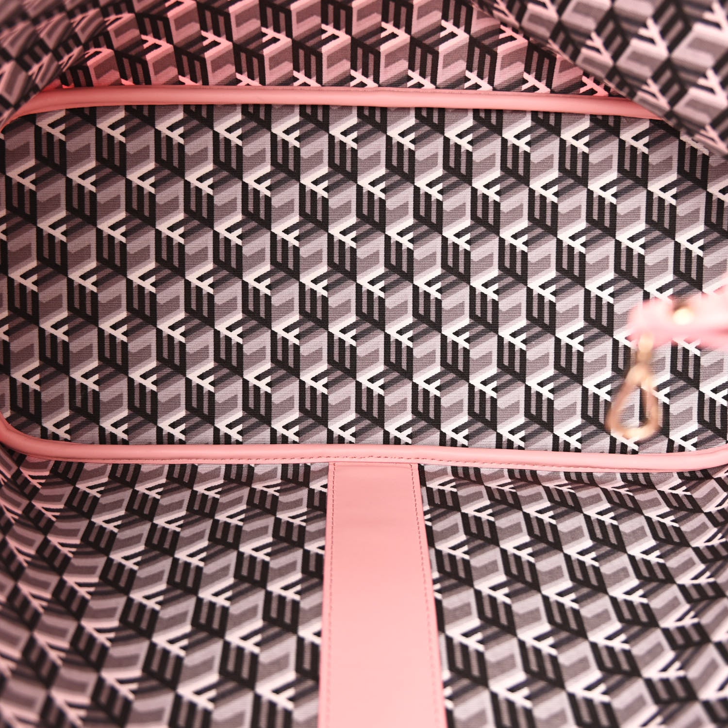 MCM Visetos Medium Liz Reversible Shopper Tote Blossom Pink 9 of 19