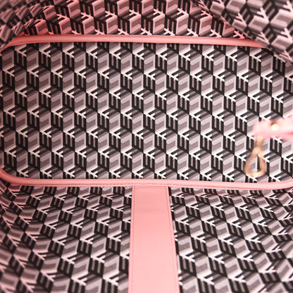 MCM Visetos Medium Liz Reversible Shopper Tote Blossom Pink 9 of 19