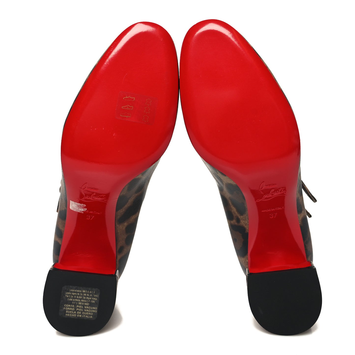 Calfskin Miss Jane Mary Janes 55 Pumps 37 Leopard