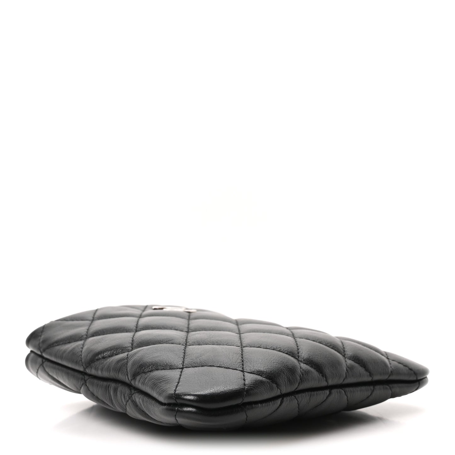 Calfskin Quilted Crossbody Bag Black
