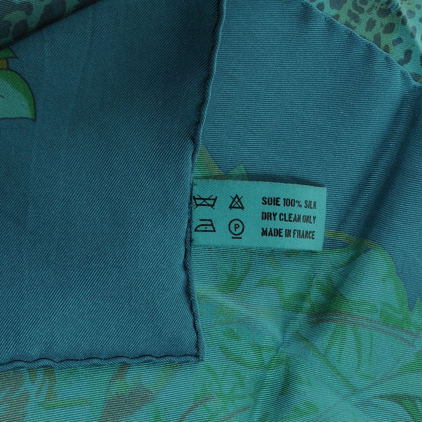 Silk Dip Dye Jungle Love Scarf 90