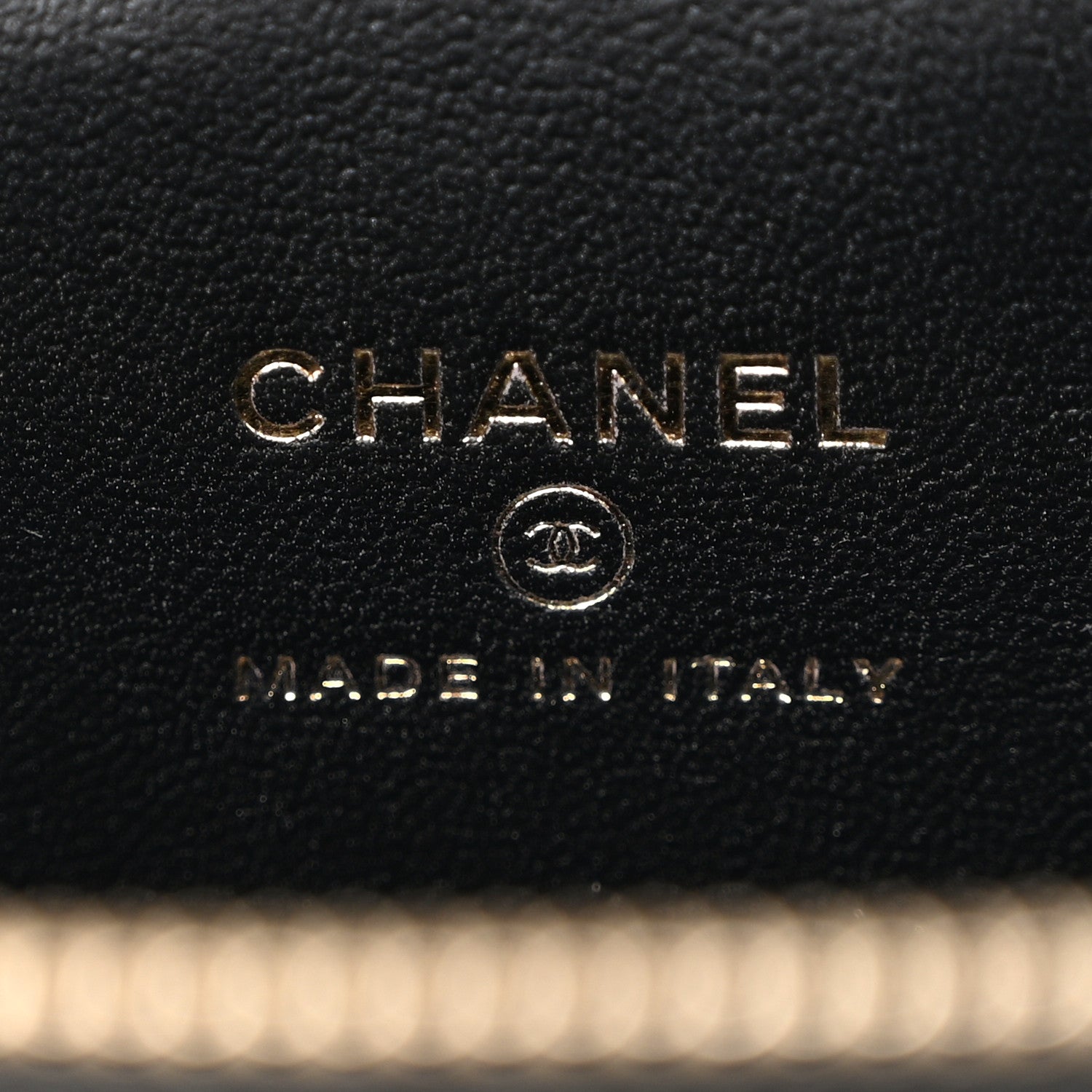 Chanel Lambskin Quilted Top Handle Mini Vanity Case With Chain Black 6 of 10